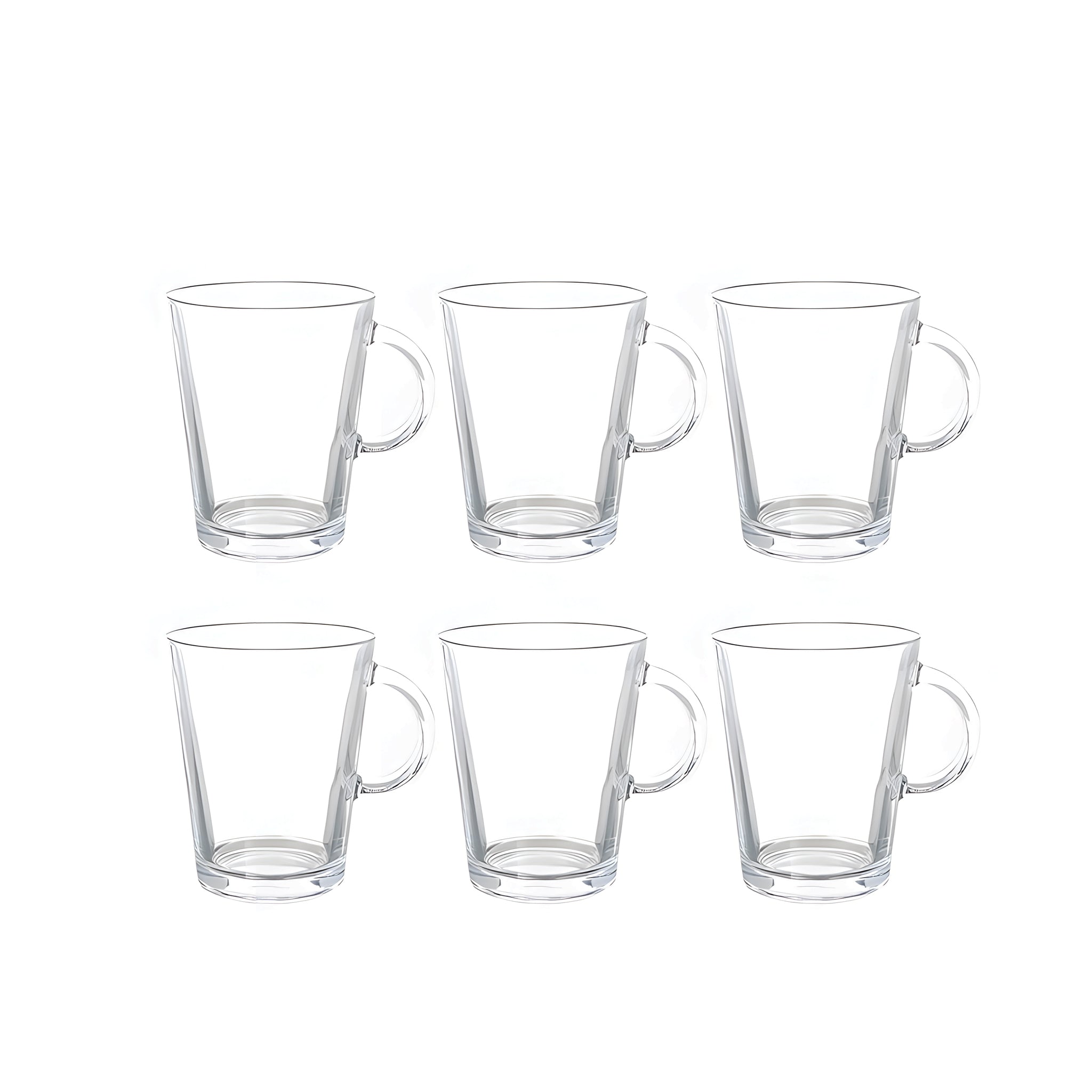 طقم مج تربيكا سادة 6 قطع باشابتشى