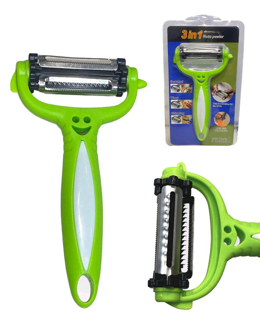 قشارة دوارة 3‑في‑1 بقبضة مريحة ‑in‑1 Roto Peeler