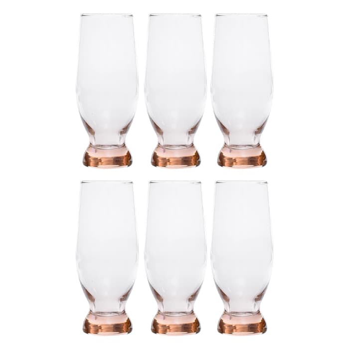طقم 6قطع شوب أكواتك 37cl بينك باشابتشي