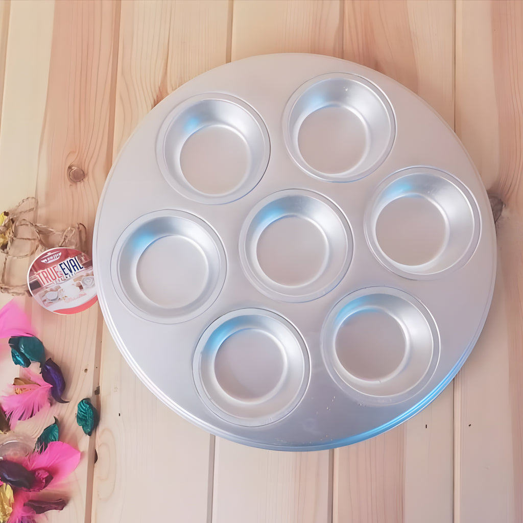 قالب كب كيك ايفال الومنيوم بيور  ٧ عيون