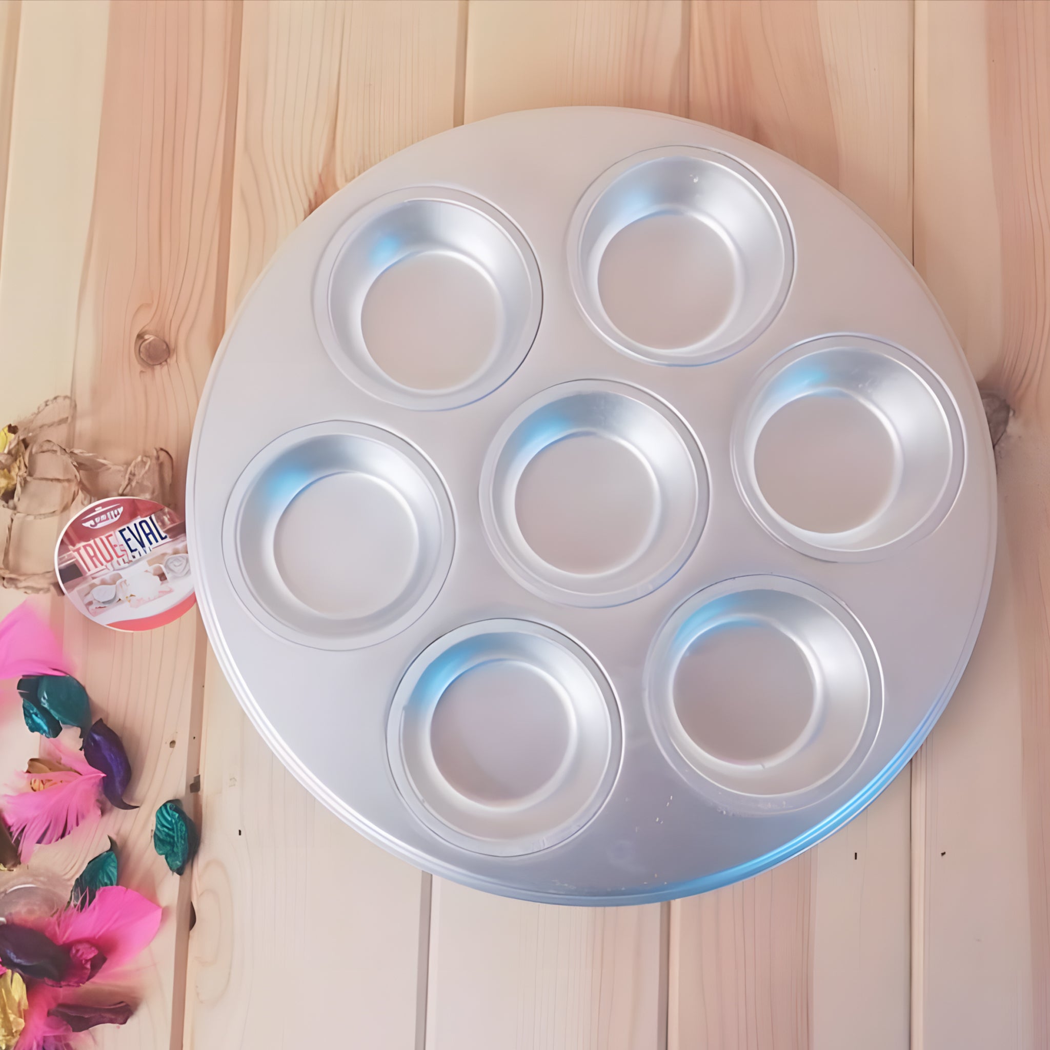 قالب كب كيك ايفال الومنيوم بيور  ٧ عيون