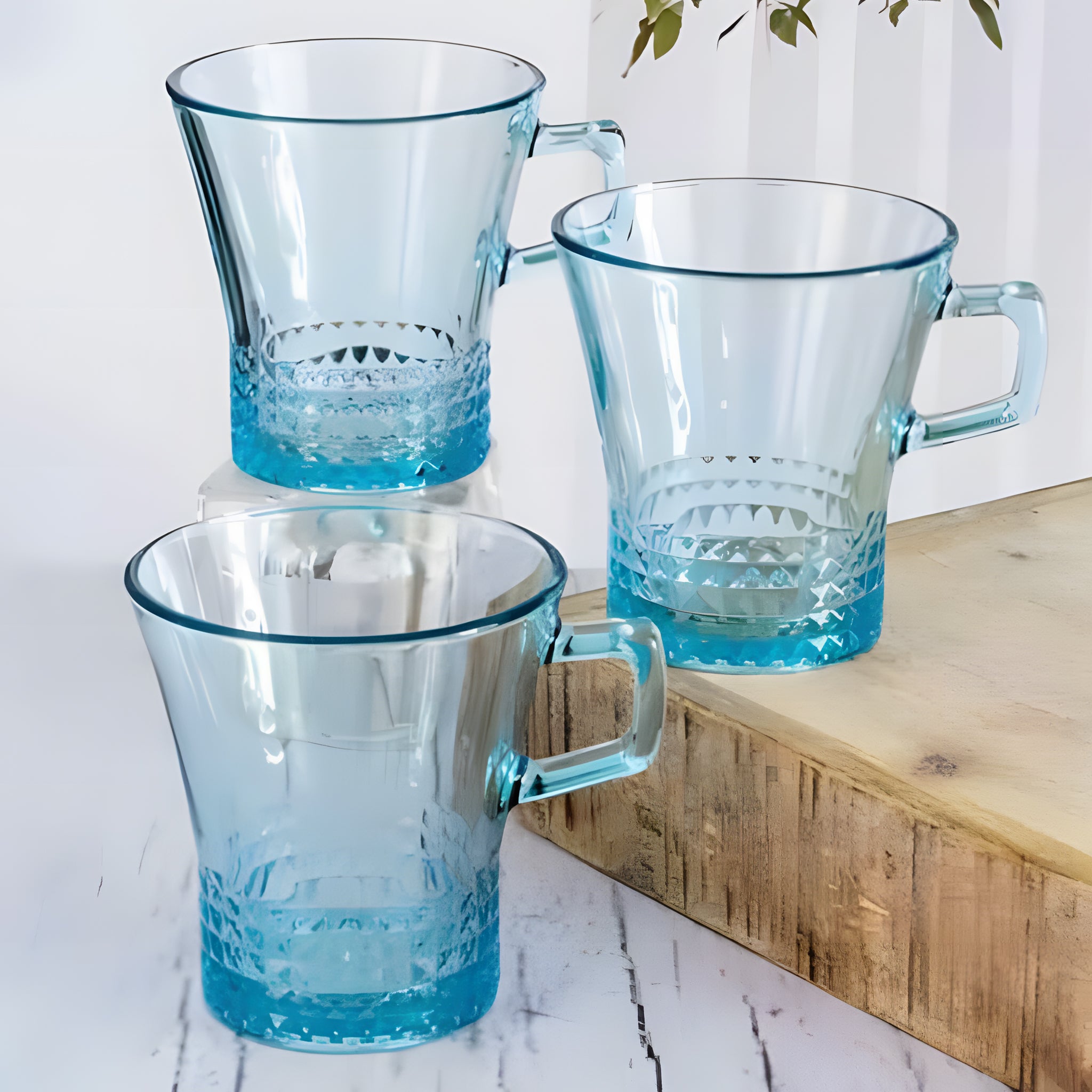 طقم مج كوفارس 6 قطع تركواز باشابتشي