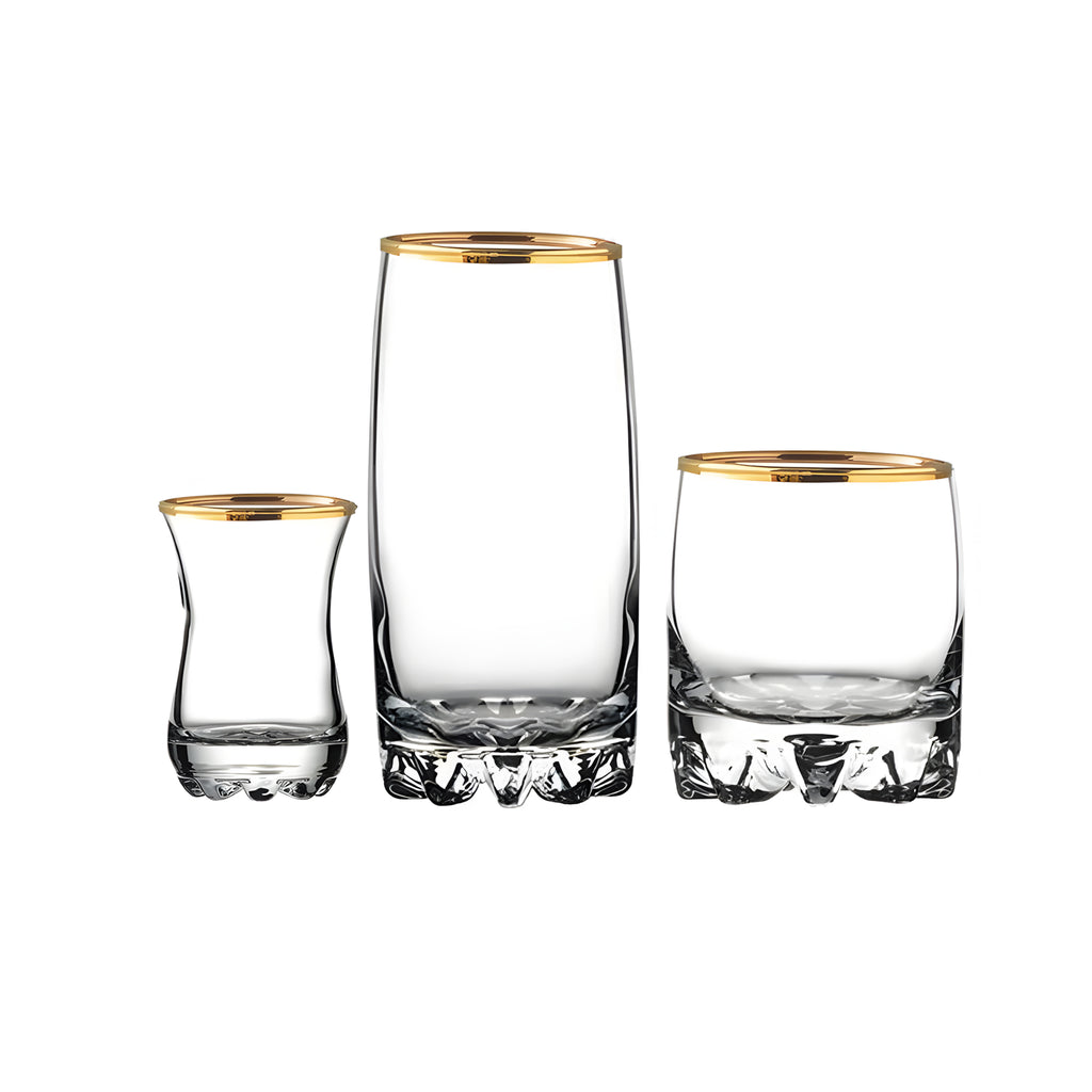 طقم سيلفانا مدهب 18 ق