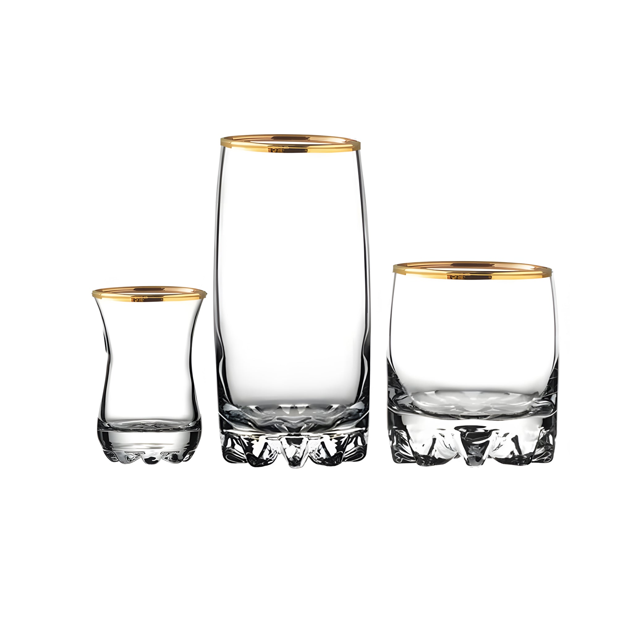 طقم سيلفانا مدهب 18 ق