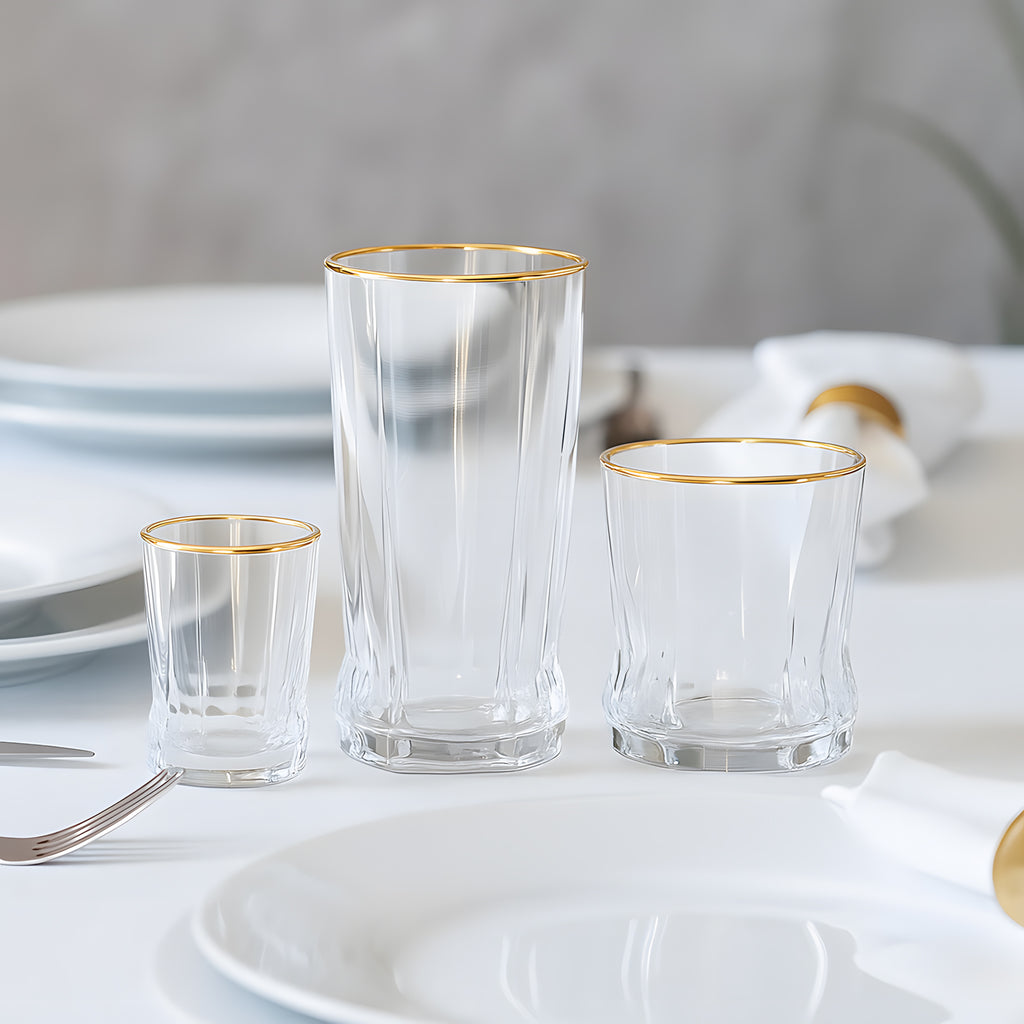 طقم اكواب  جايا مدهب