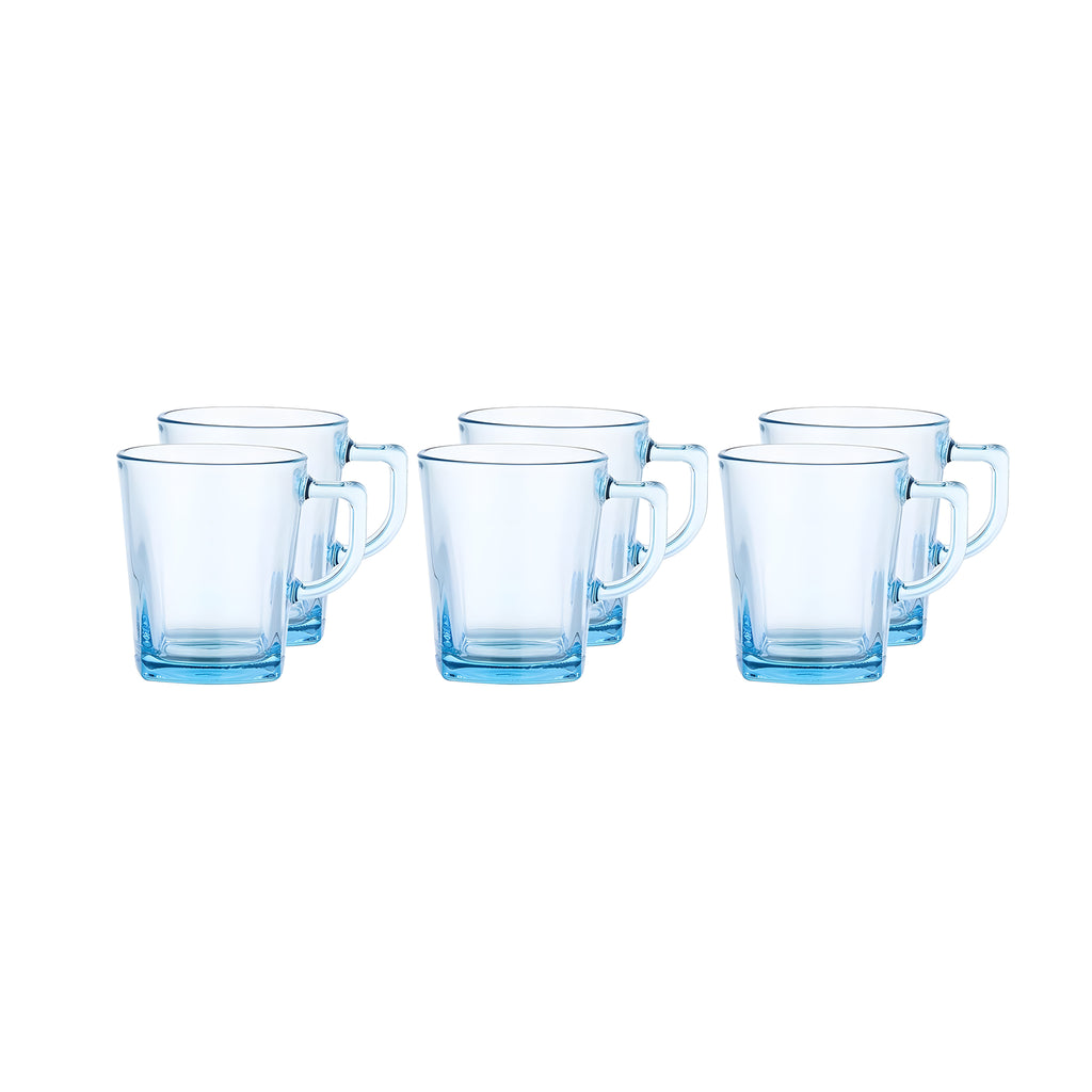 مج شاى كاريه 6 قطع تركواز باشابتشى