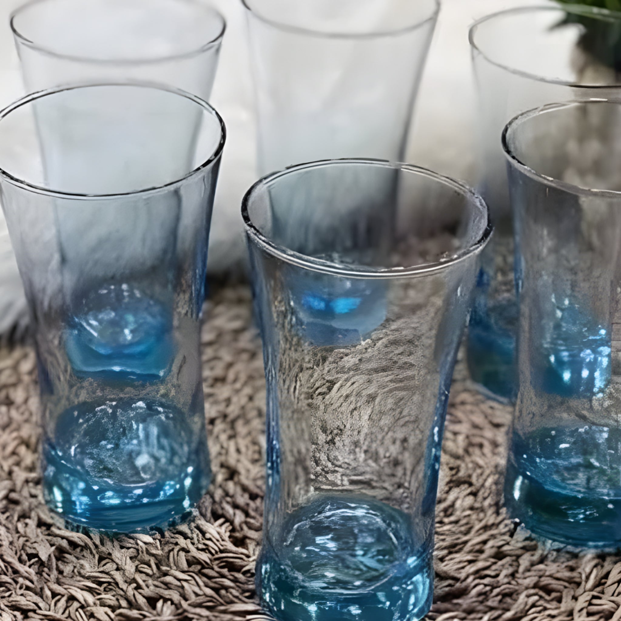 طقم شوب أزور تركواز 6 قطع باشابتشي