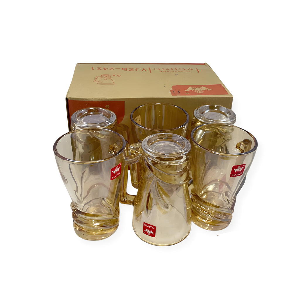 طقم مج 6 قطع عسلي ماركة Yujing.