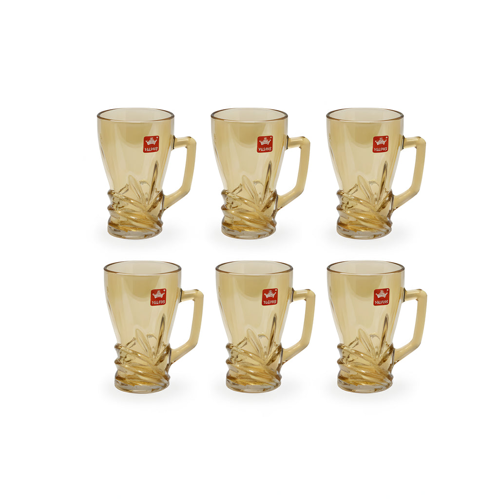 طقم مج 6 قطع عسلي ماركة Yujing.