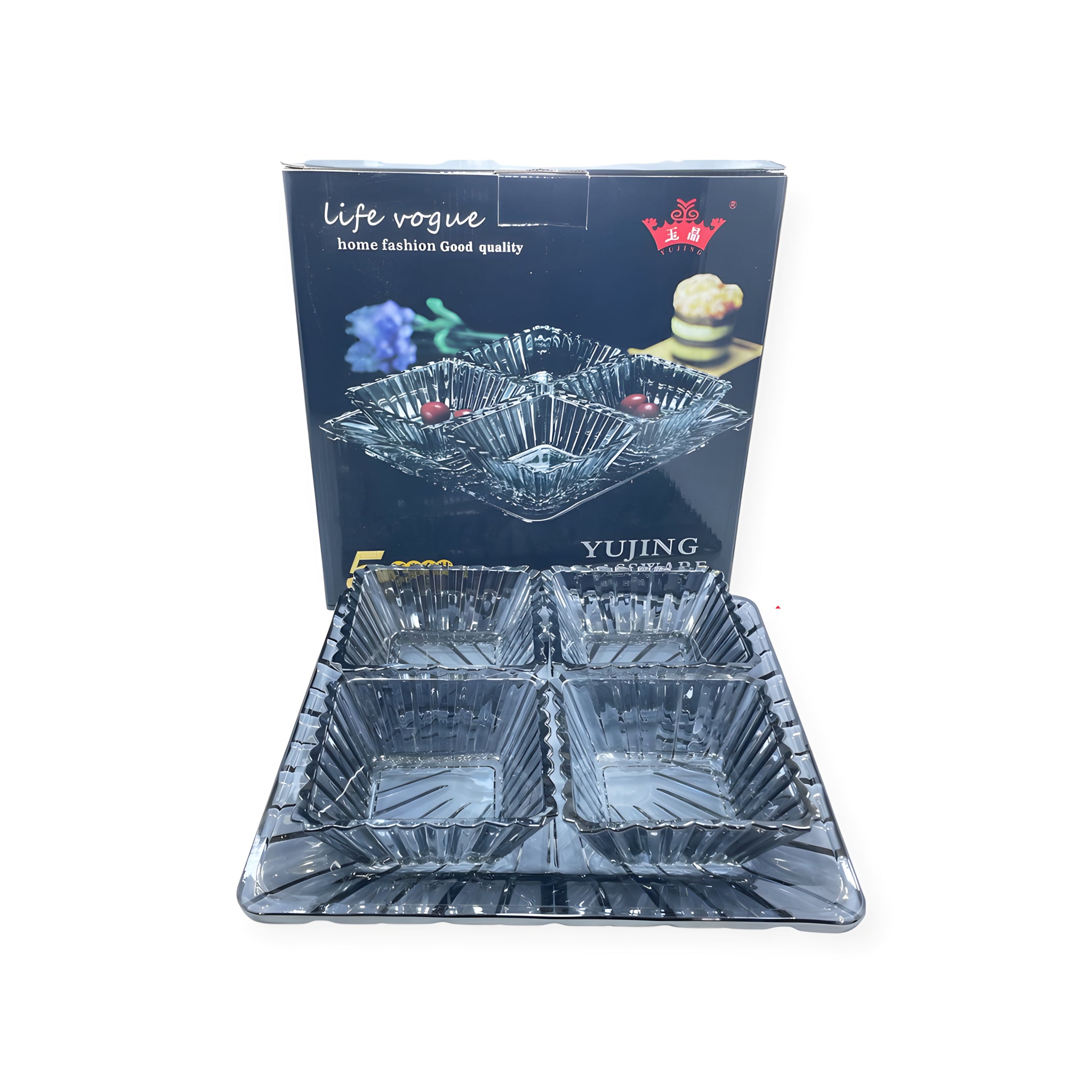 كأس جيلي بالصينية 5 قطع  فاميه ماركة  Yujing .