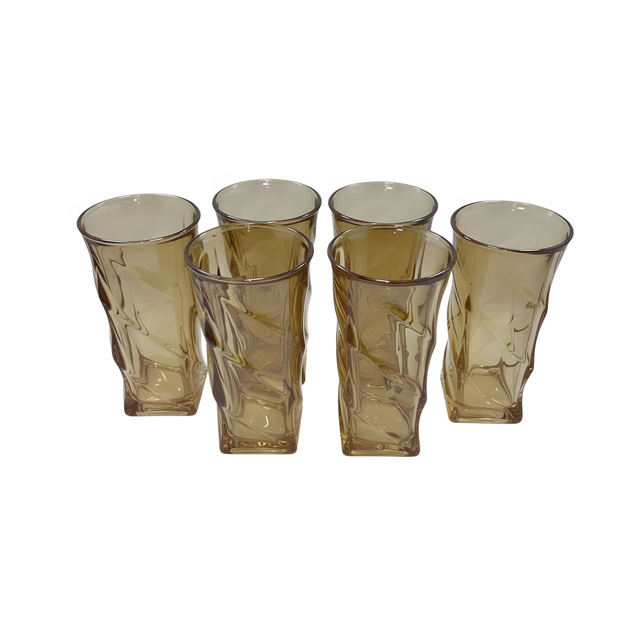 طقم شوب 6 قطع عسلي 1090C ماركة Yujing .