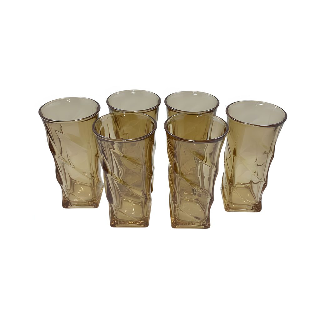 طقم شوب 6 قطع  عسلي 1090C ماركة Yujing.