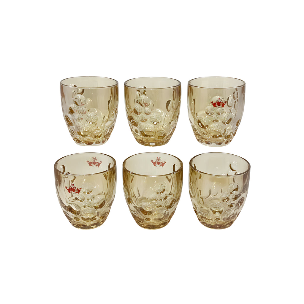 طقم كوب عسلي 6 قطع ماركة Yujing.