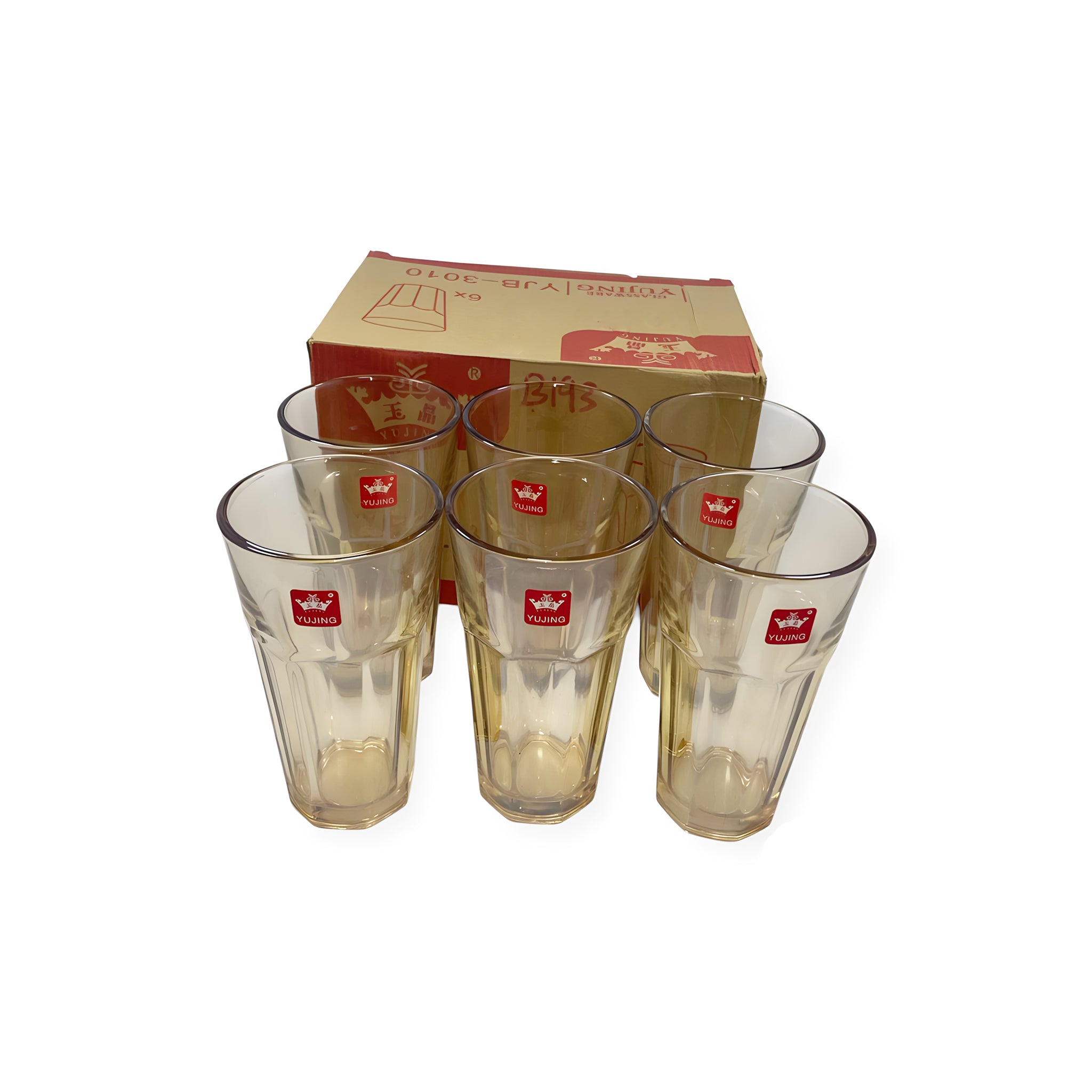 طقم شوب عسلي 6 قطع ماركة Yujing.