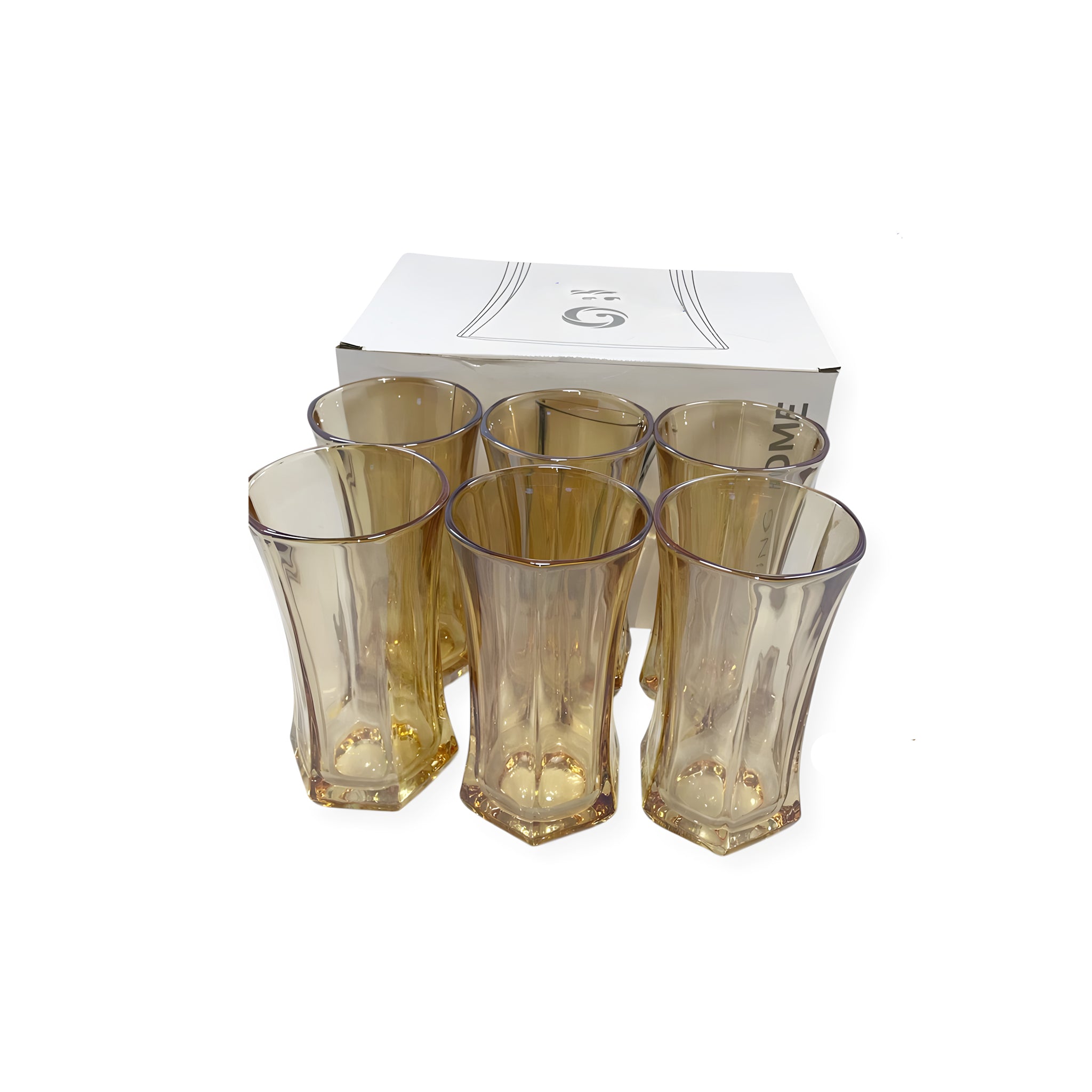 طقم شوب 6 قطع  عسلي 1152C ماركة Yujing .