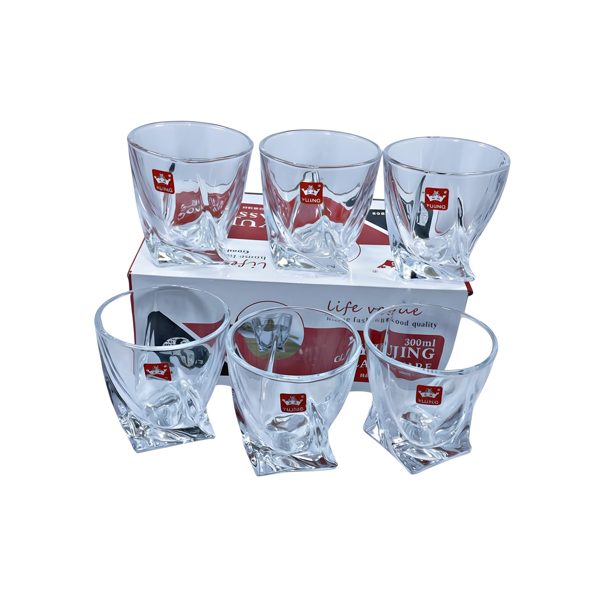 طقم كوب 6 قطع ماركة Yujing.