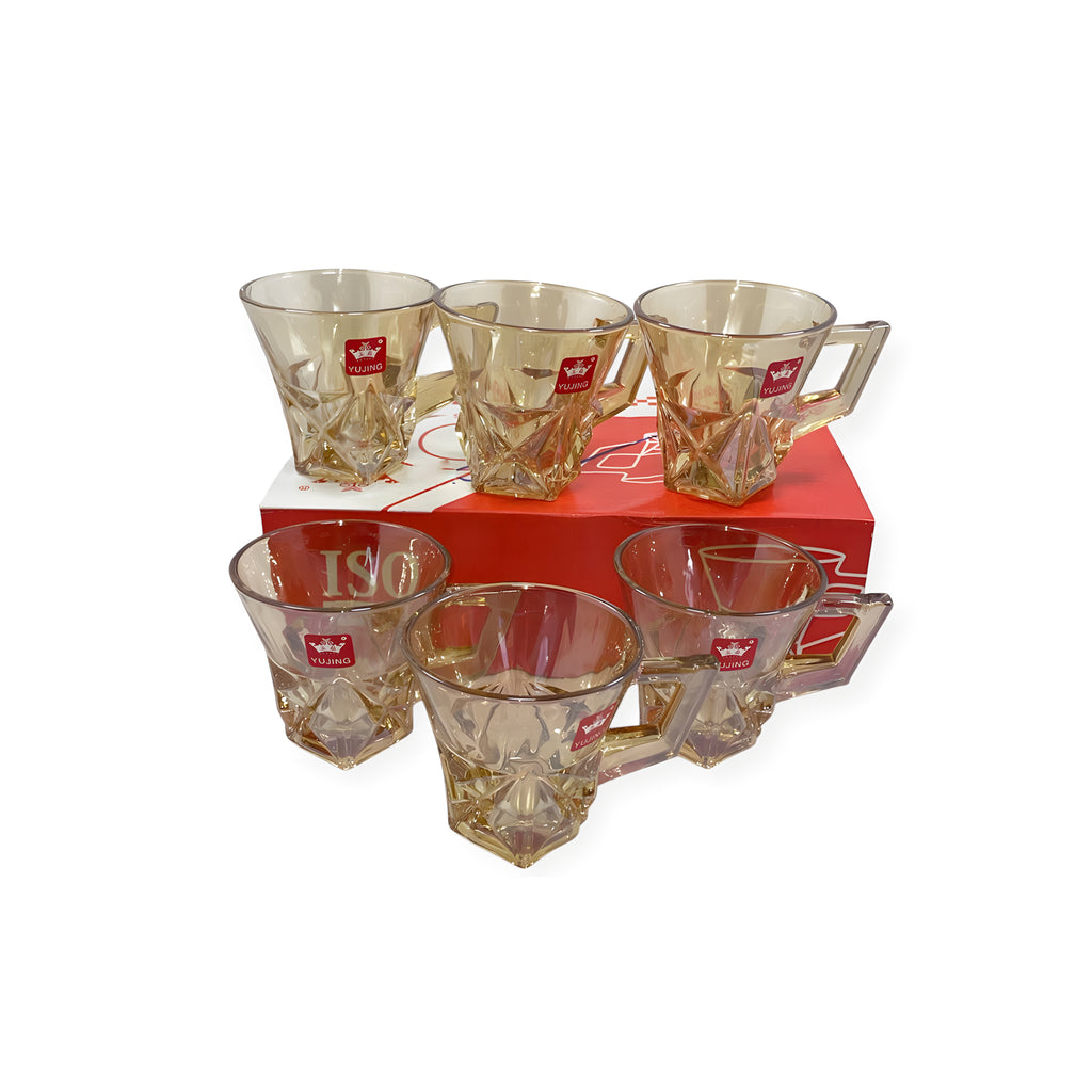 طقم مج 6 قطع عسلي ماركة Yujing.