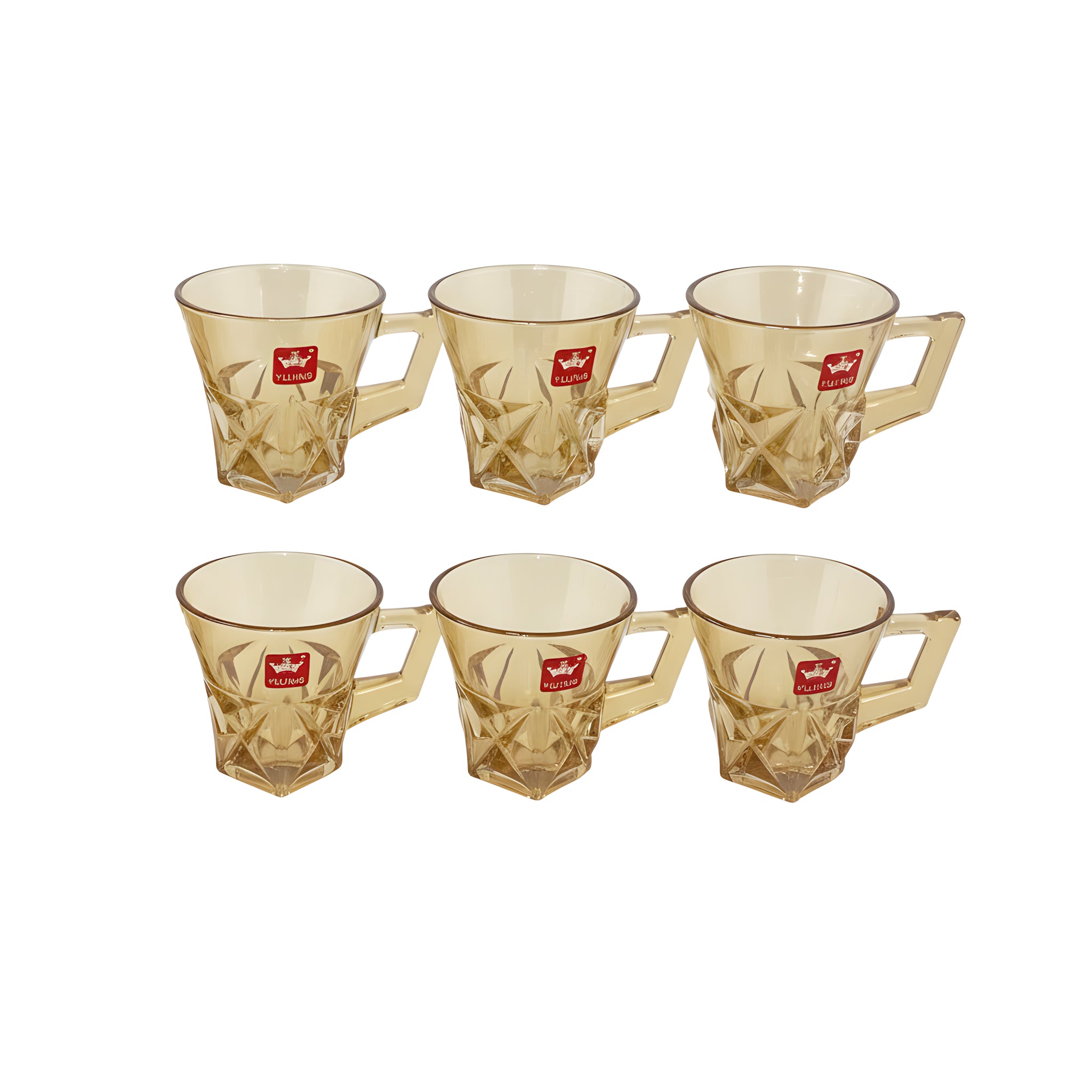 طقم مج 6 قطع عسلي ماركة Yujing.