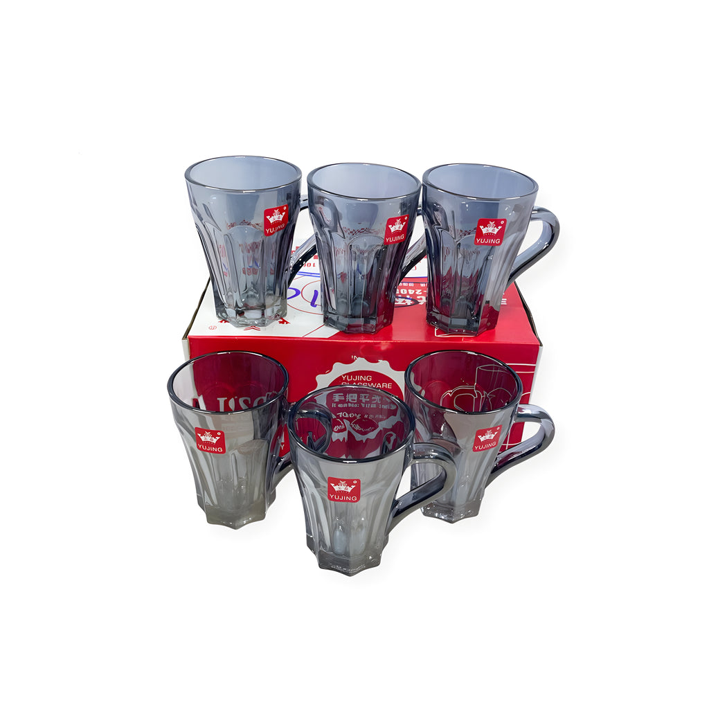 طقم استكانة  6 قطع فاميه 16C ماركة Yujing .