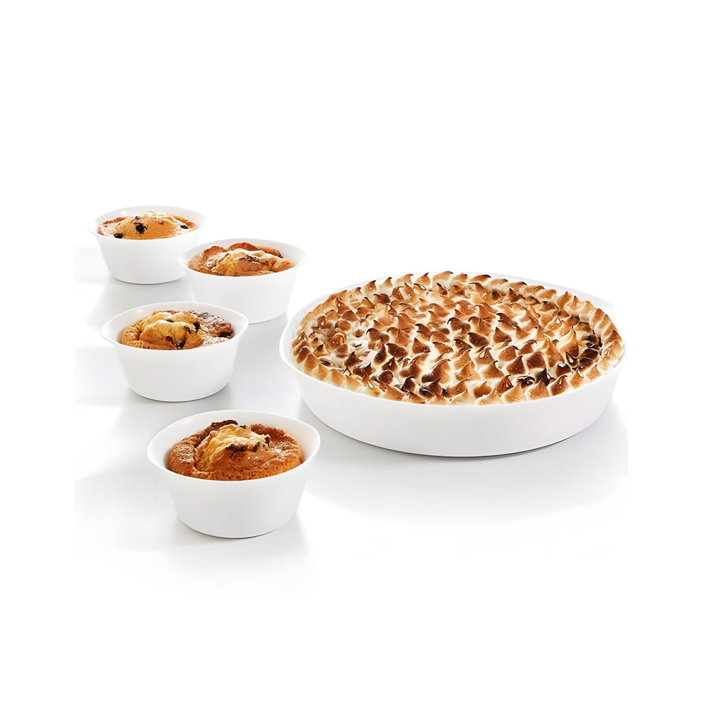 طقم طاجن مدور كارين 5 ق