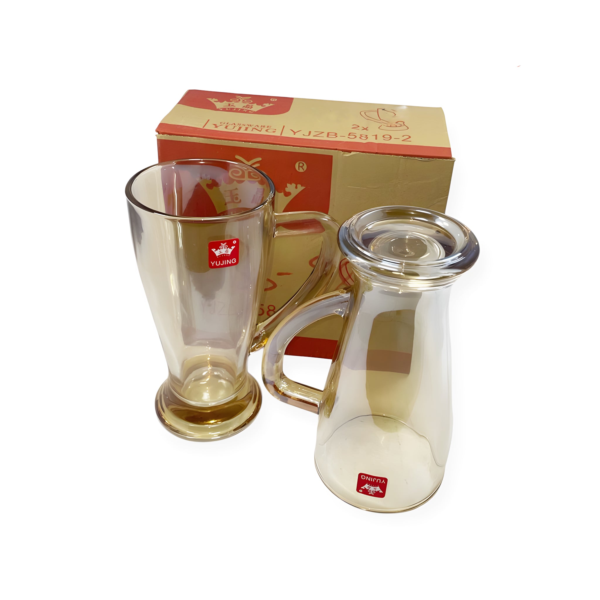 مج 2 قطعة عسلي ماركة Yujing.