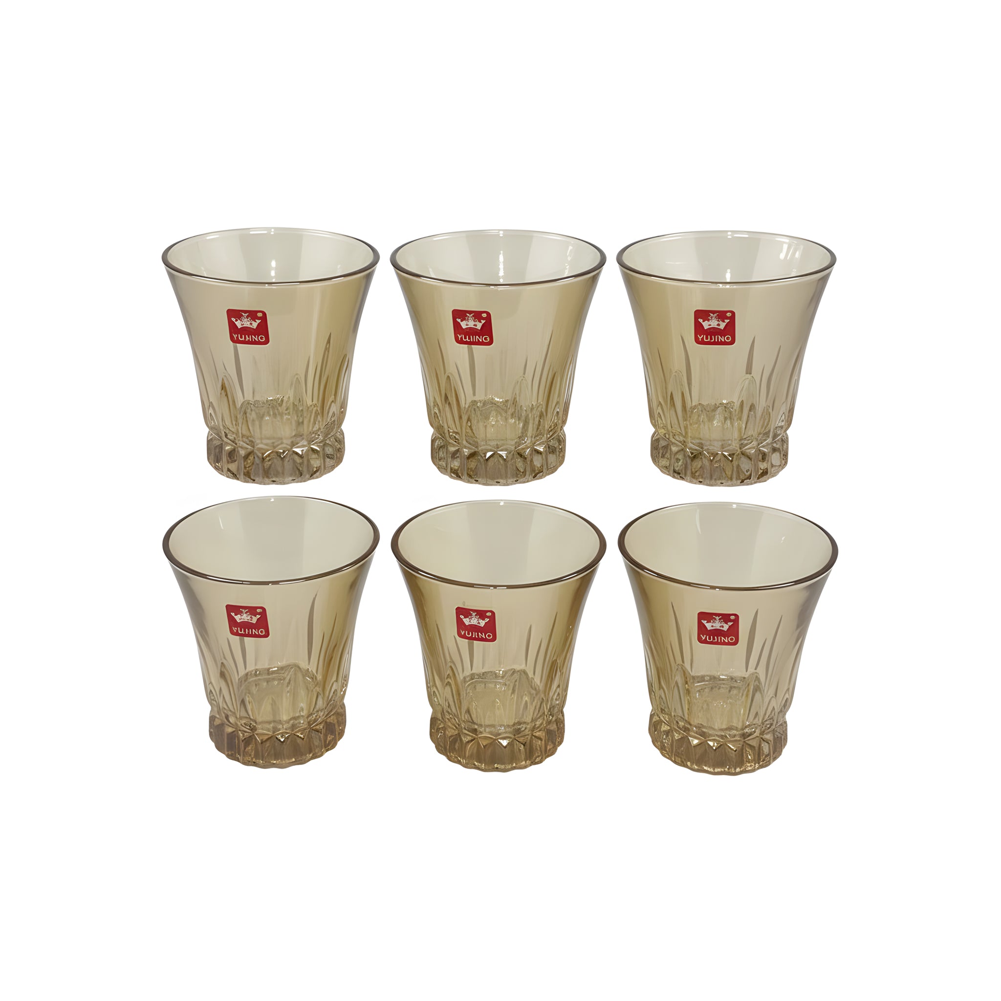 كوب 6 قطعة عسلي165Bماركة Yujing .