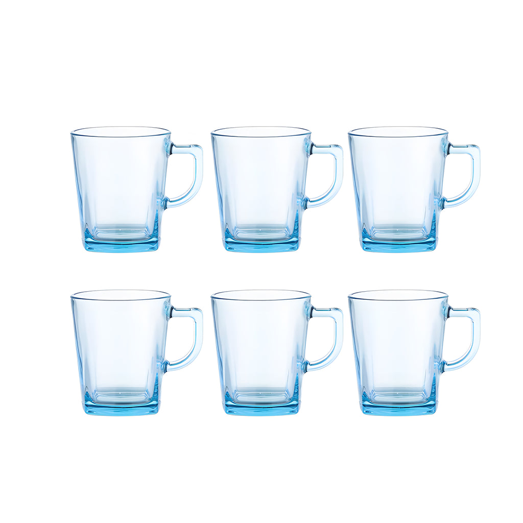 مج شاى كاريه 6 قطع تركواز باشابتشى