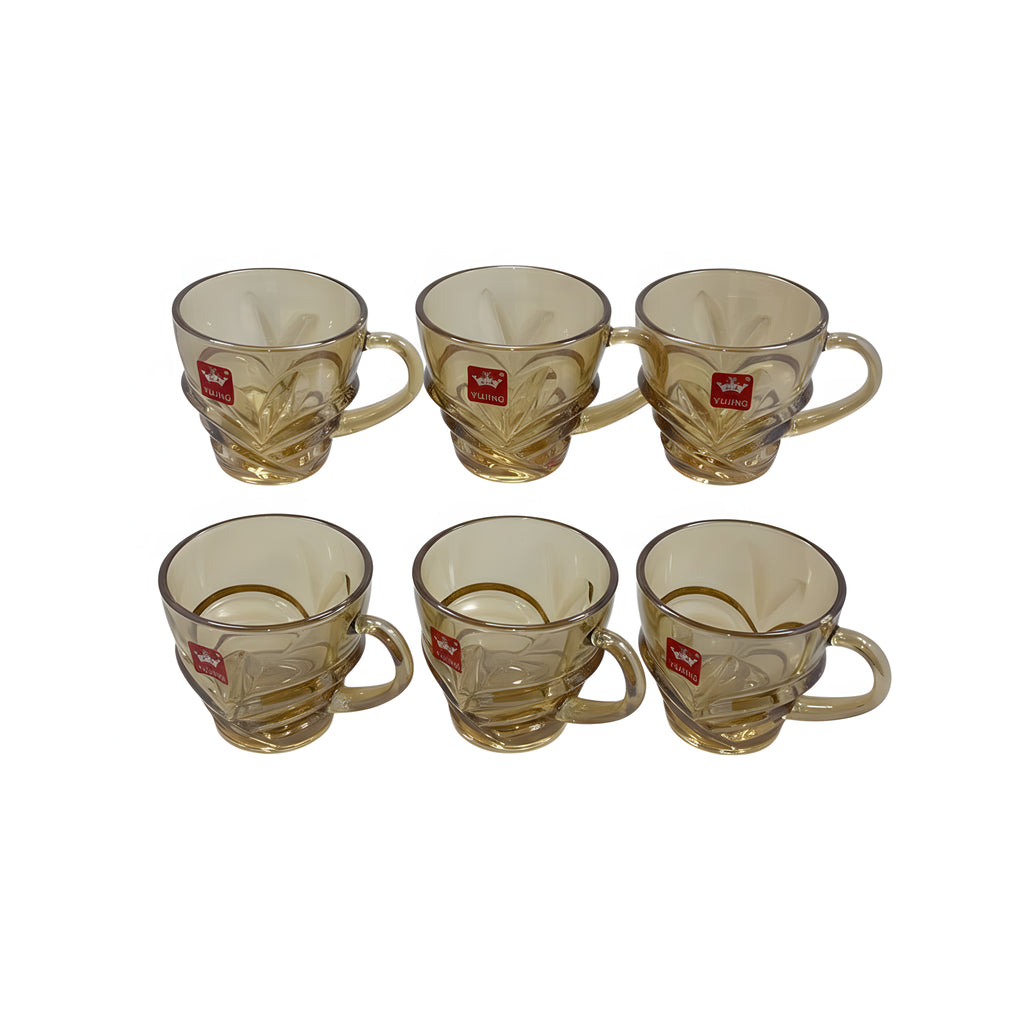 طقم مج  6 قطع عسلي ماركة  Yujing.