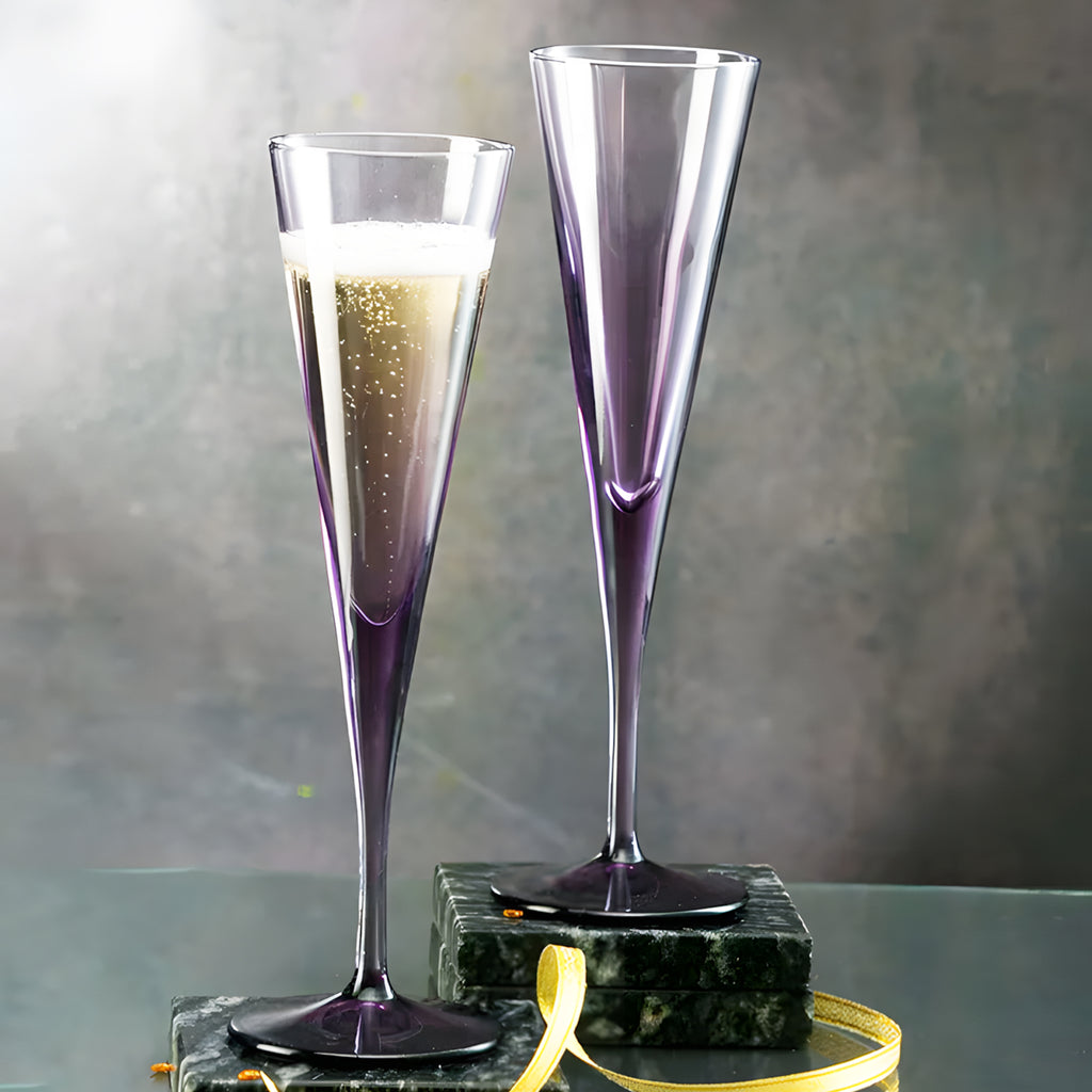 طقم كأس في لاين فلوت بنفسجي6 قطع 15سل باشابتشي.