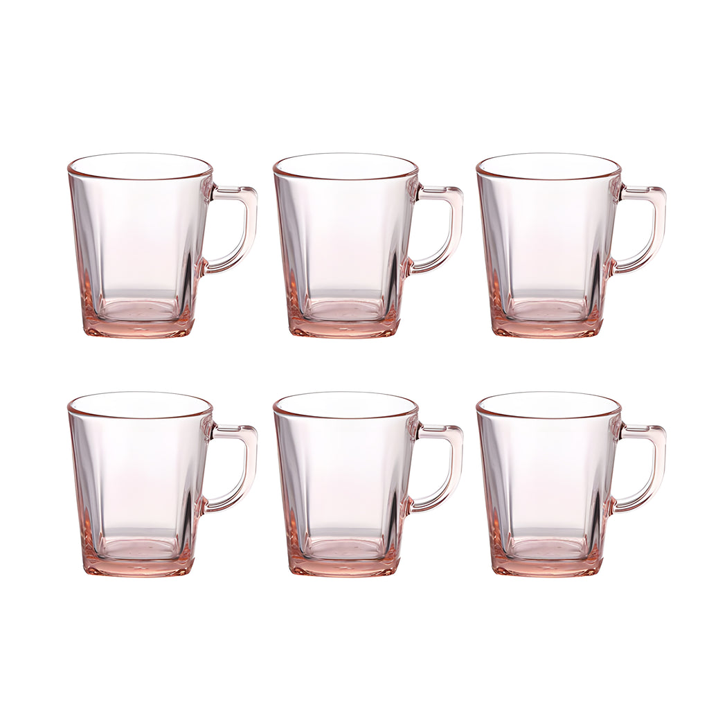 مج شاى كاريه 6 قطع بينك باشابتشى