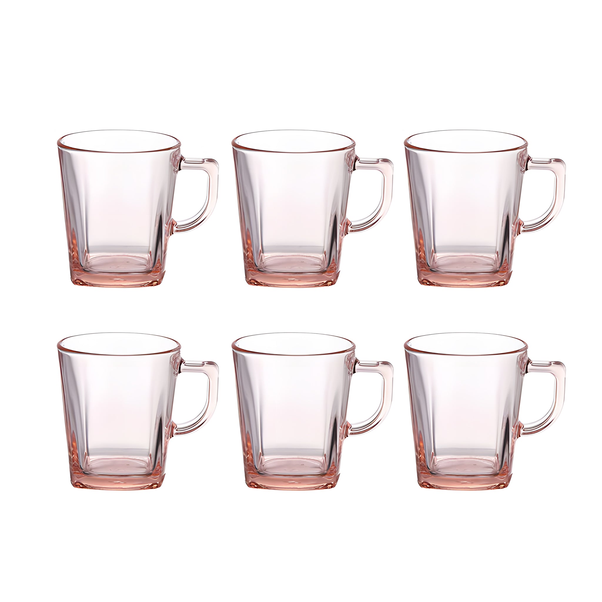 مج شاى كاريه 6 قطع بينك باشابتشى