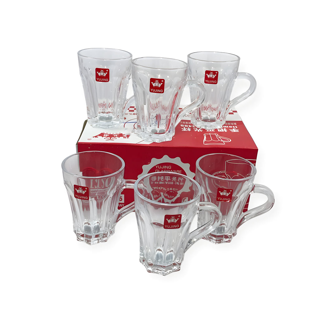 طقم استكانة  6 قطع 16A ماركة Yujing - منتجات مستوردة -  بلد المنشأ الصين.