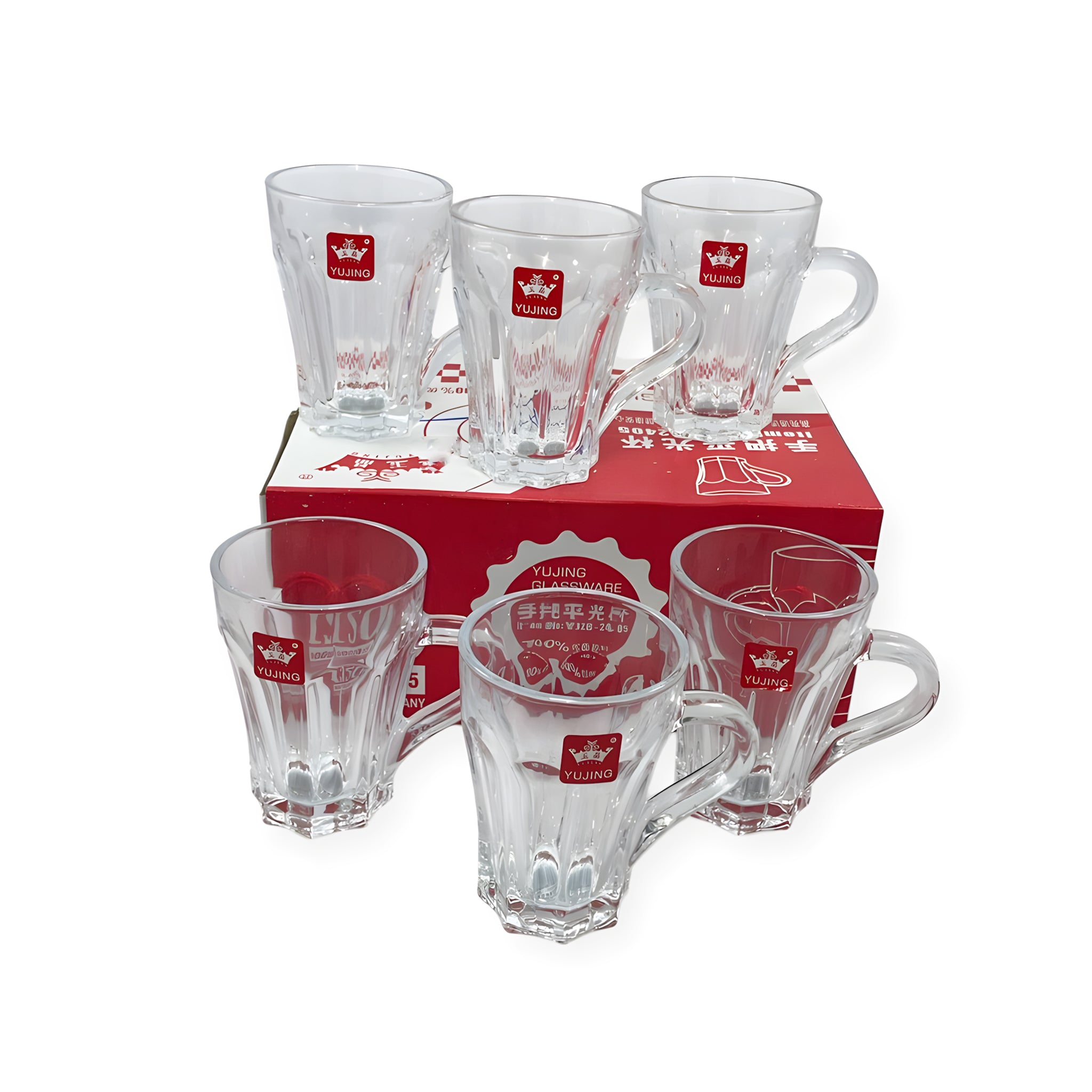 طقم استكانة  6 قطع 16A ماركة Yujing - منتجات مستوردة -  بلد المنشأ الصين.