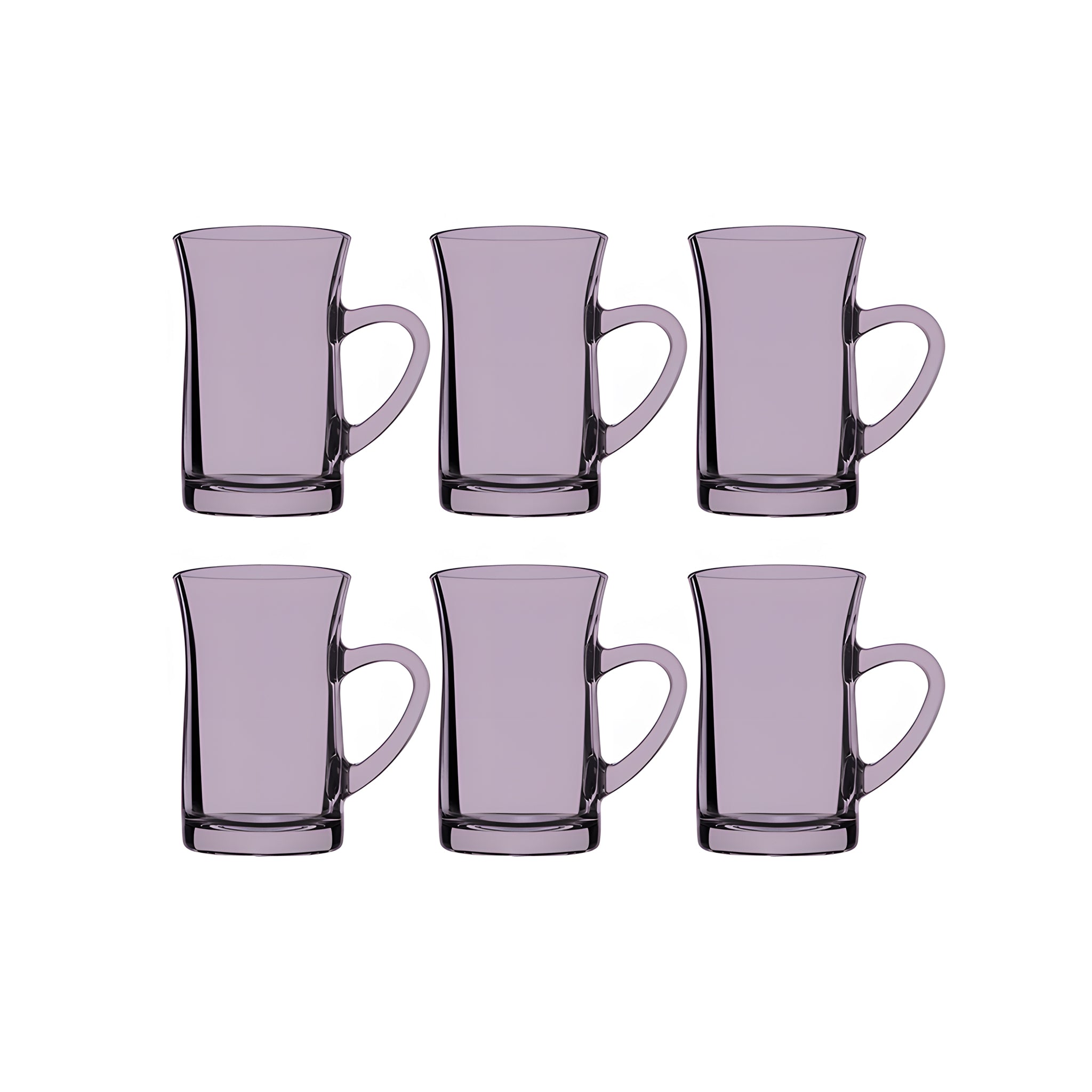 طقم مج ميلا بنفسجي 6 قطع باشابتشي