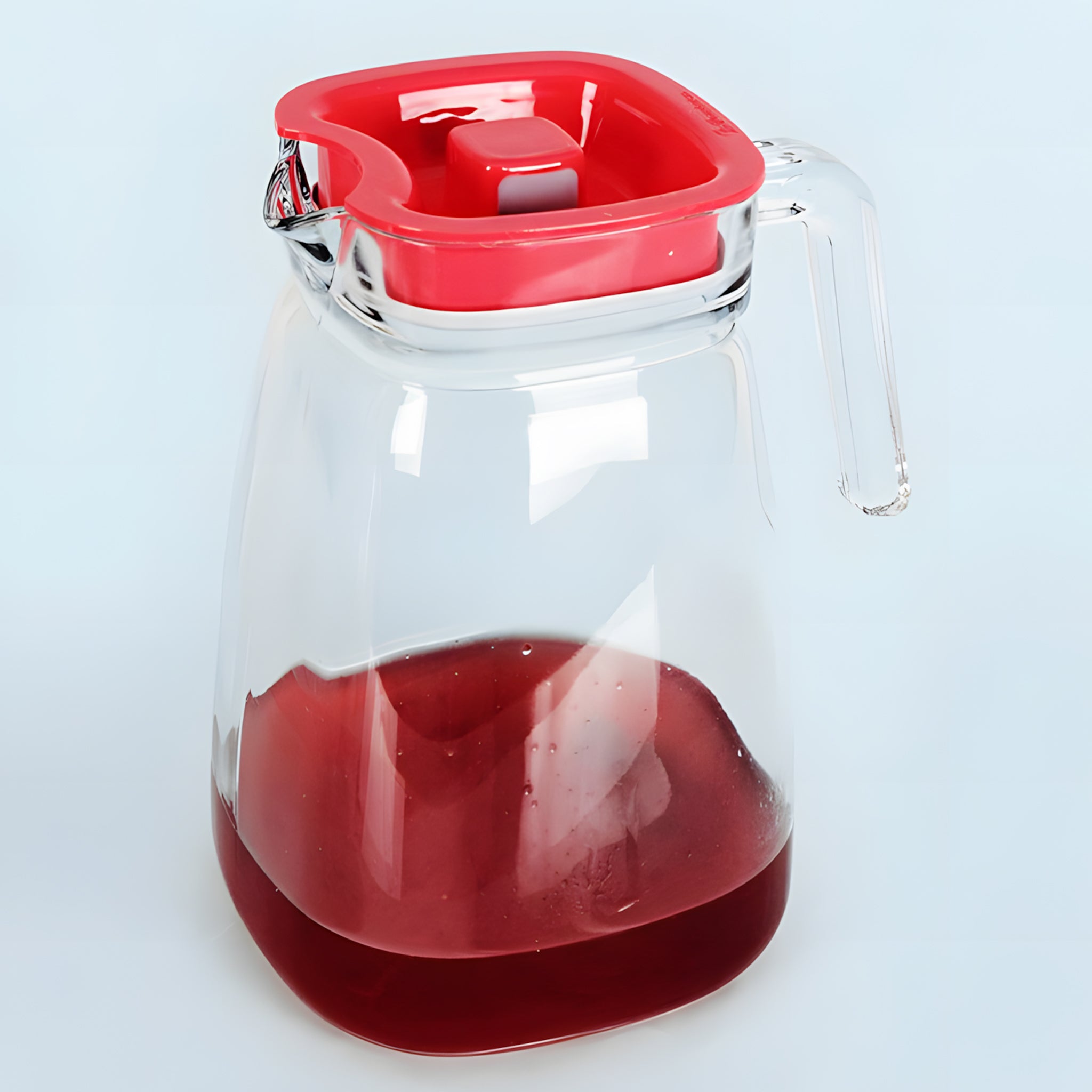 دورق كارية بغطاء بينك باشابتشي.