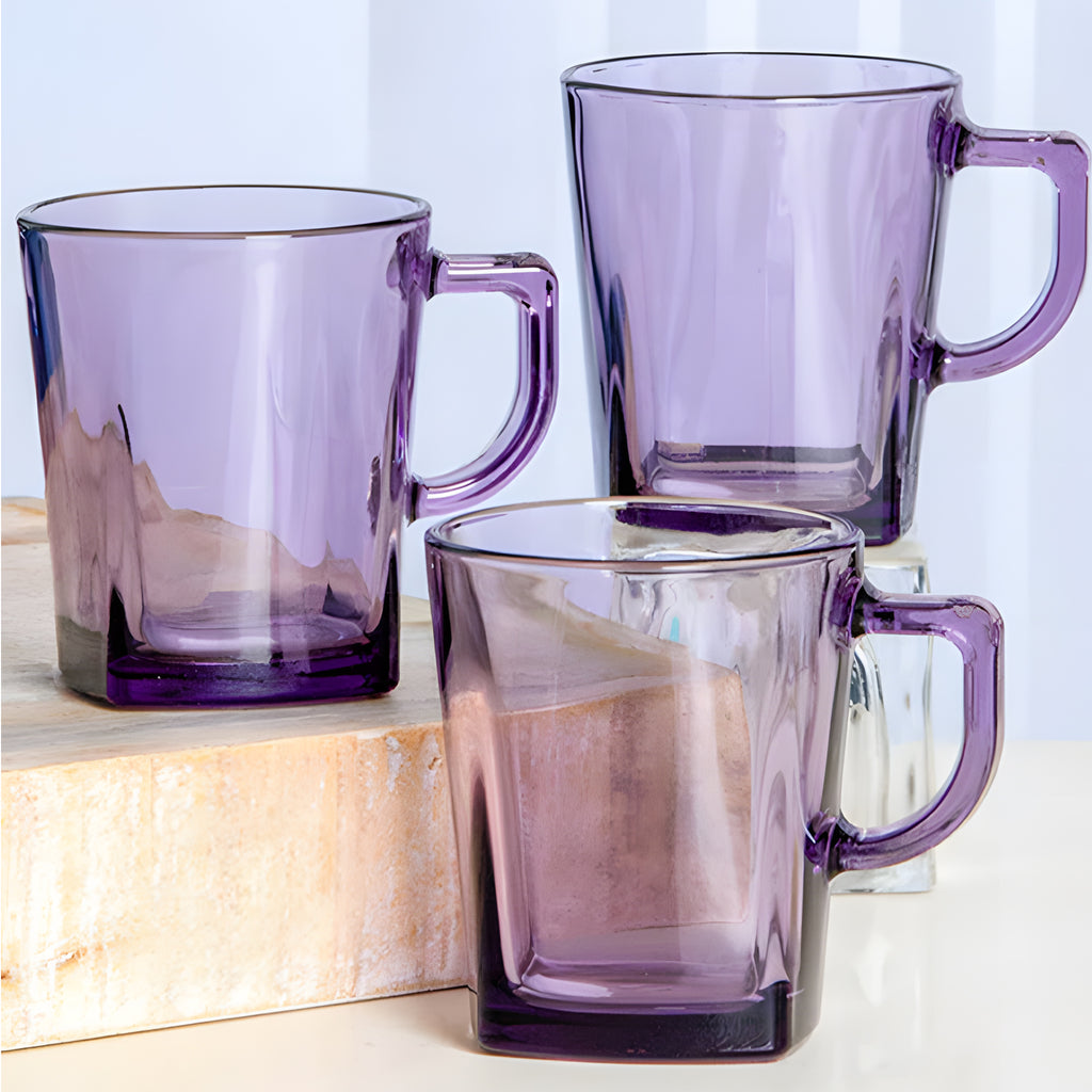 مج شاى كاريه 6 قطع بنفسجي باشابتشى