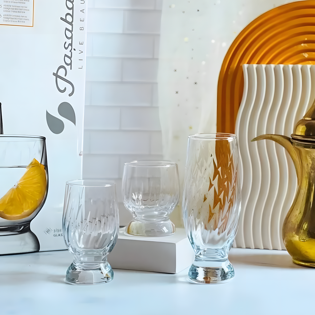 طقم اكواب اكواتيك 18 ق مضلع