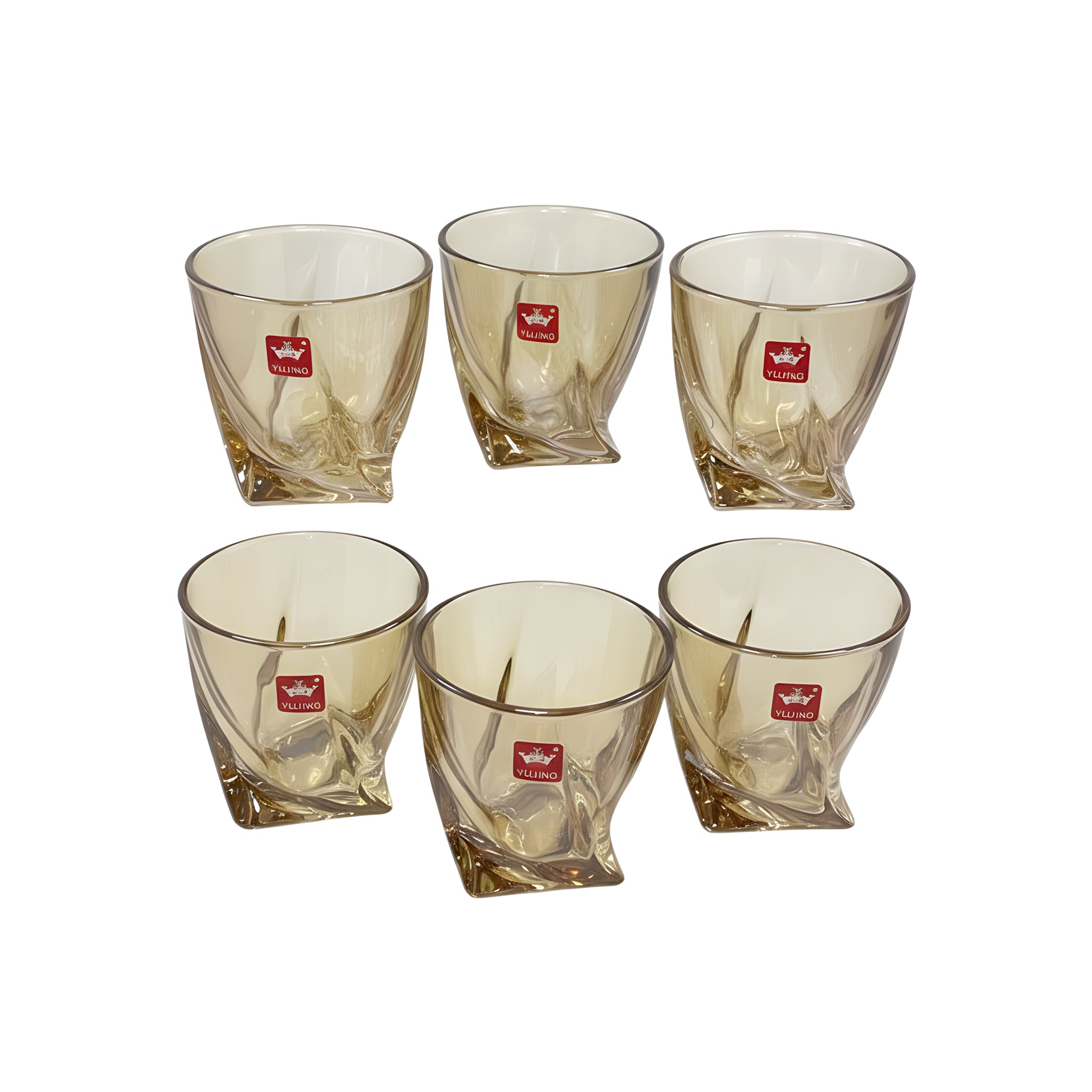 كوب 6 قطعة عسلي126Bماركة Yujing .