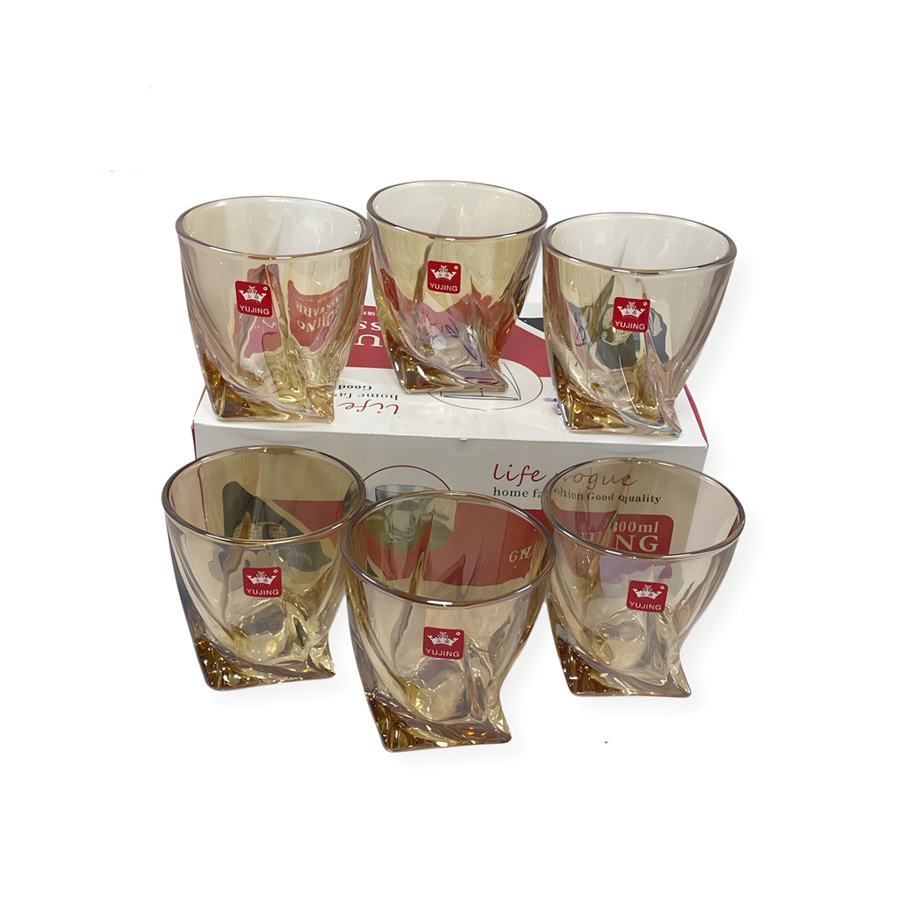 كوب 6 قطع عسلي126Bماركة يوجينج .