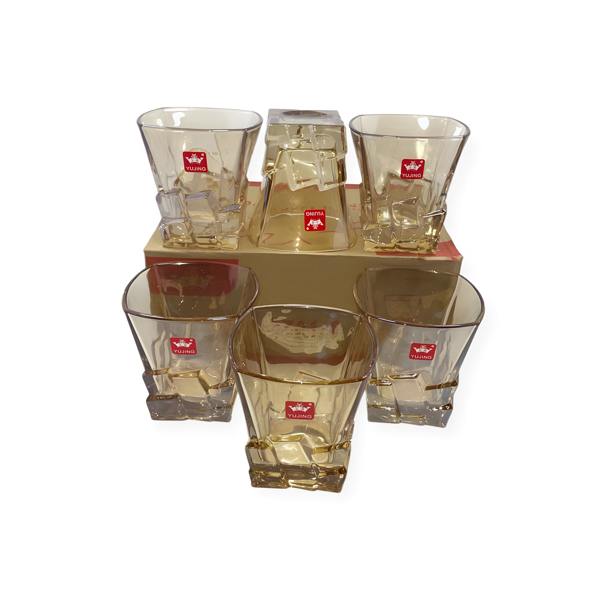 كوب ايس كريم عسلي 6 قطع 125Bماركة Yujing .