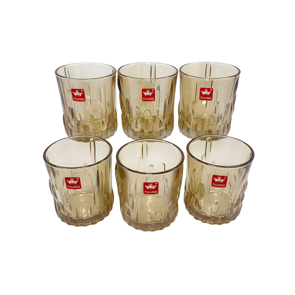 كوب 6 قطع عسلي 133Bماركة Yujing .