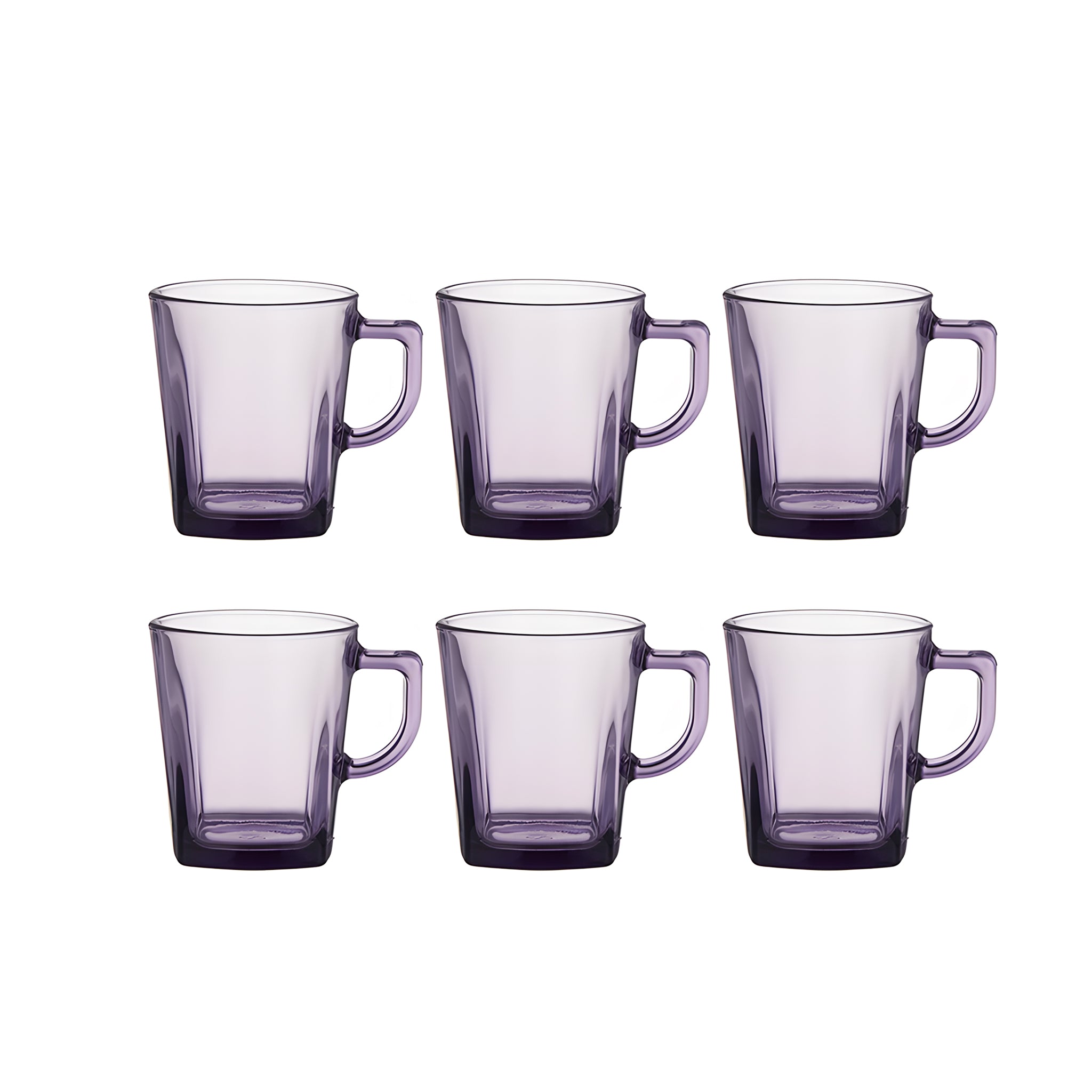 مج شاى كاريه 6 قطع بنفسجي باشابتشى