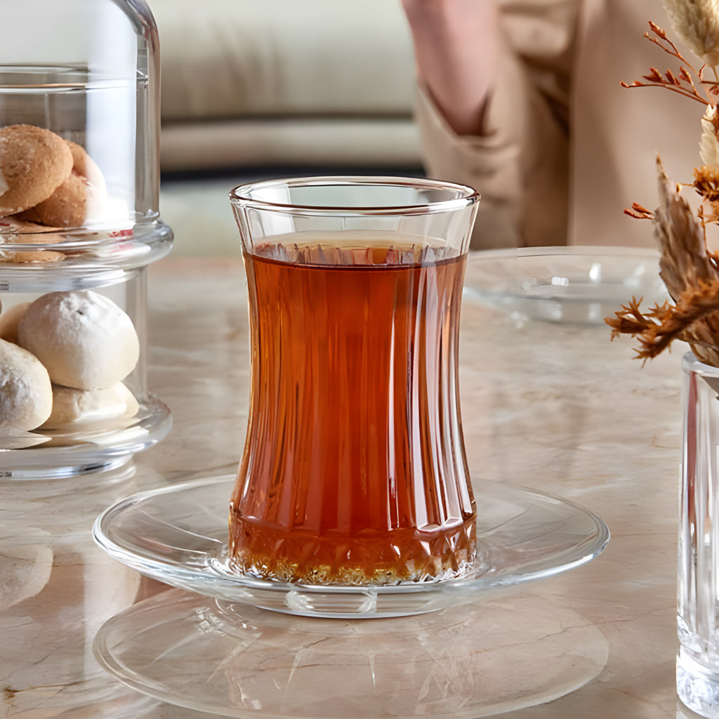 طقم استكانه اليسا بالطبق بالشاباتشى