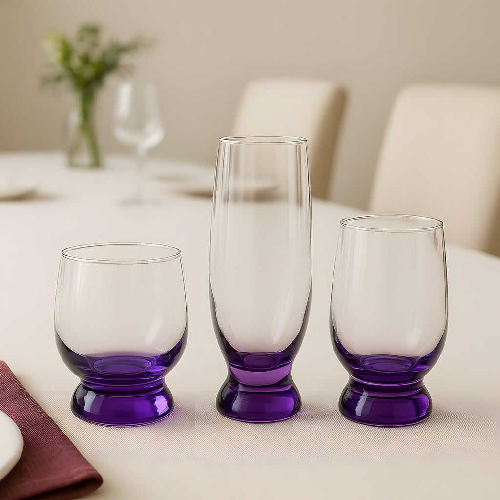 طقم اكواب اكواتيك 18 ق موف