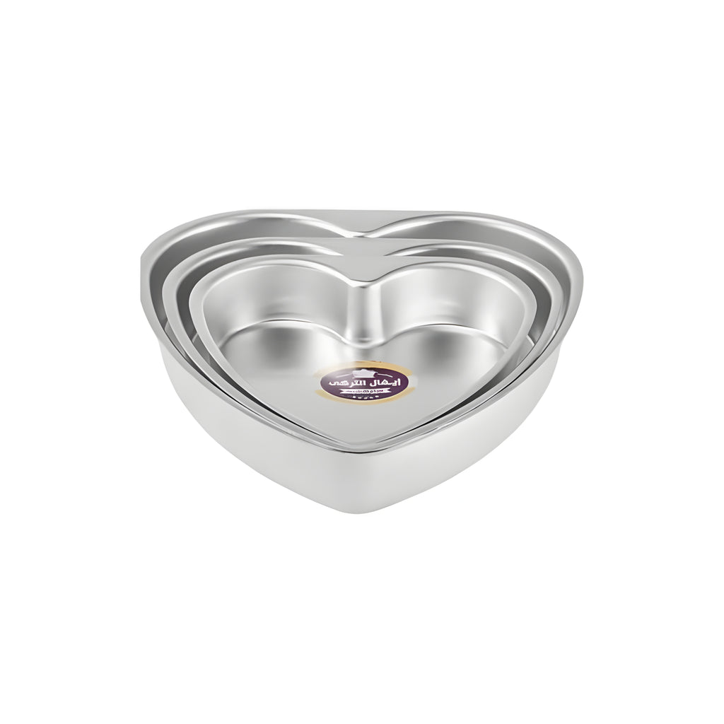 طقم صينيه شكل قلب 3 قطع