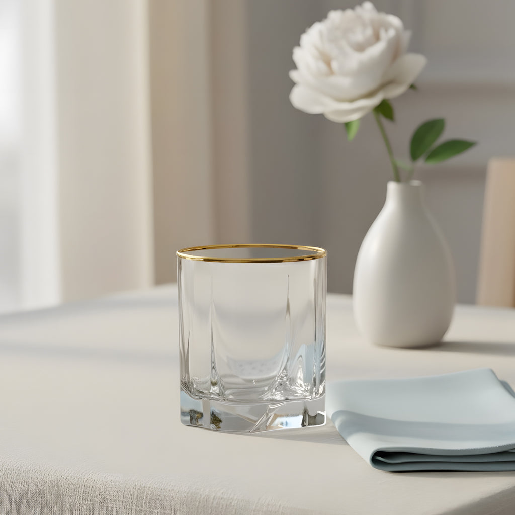 طقم كوب شاي لون مدهب