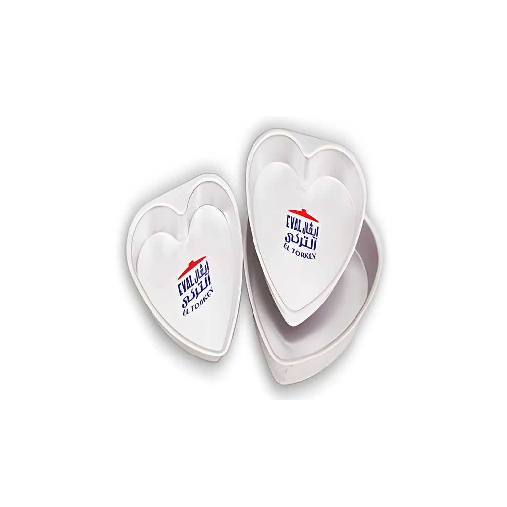 طقم صينيه شكل قلب 3 قطع