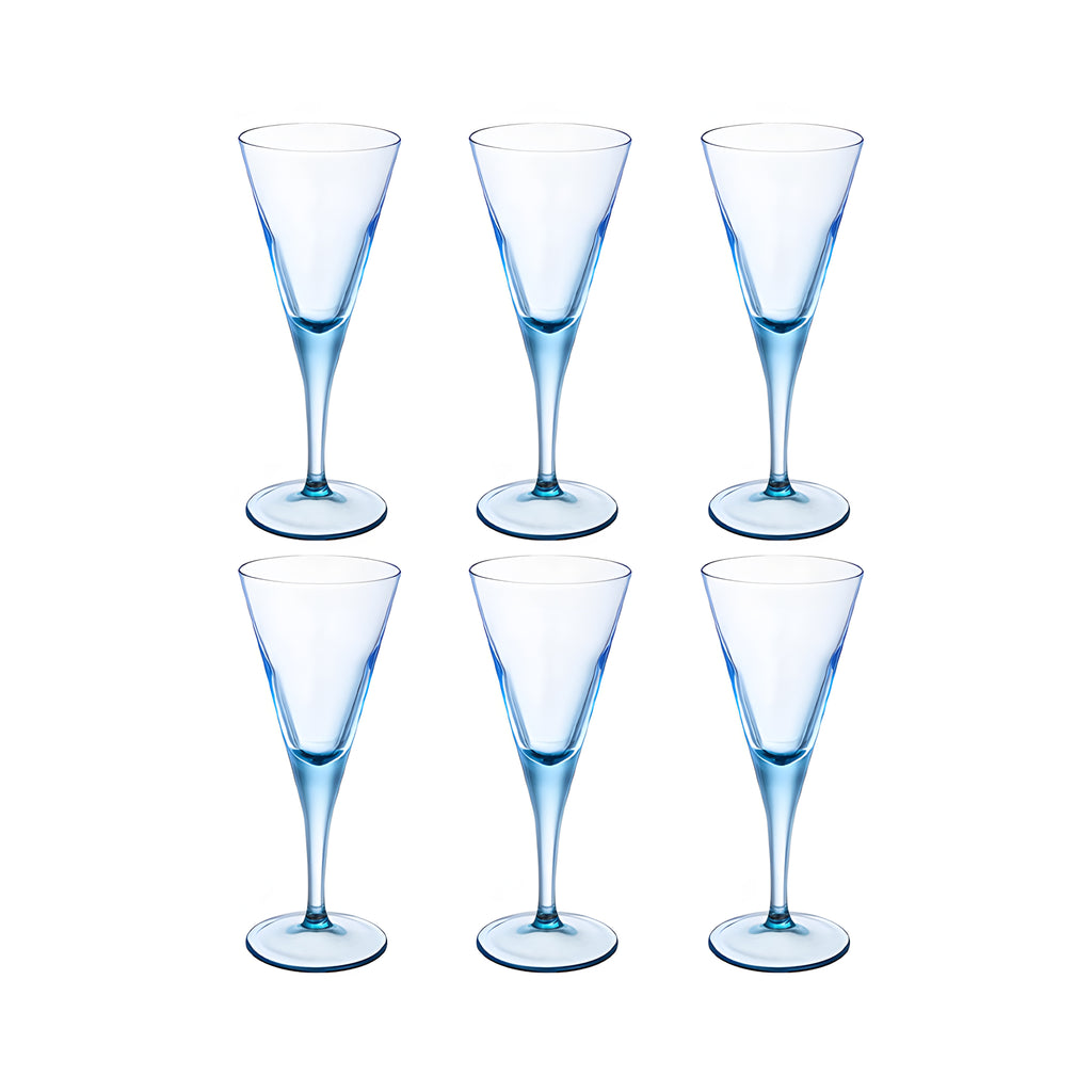 طقم كوب عصير في لاين تراكواز 6 قطع 20 سنتيلتر باشابتشي.