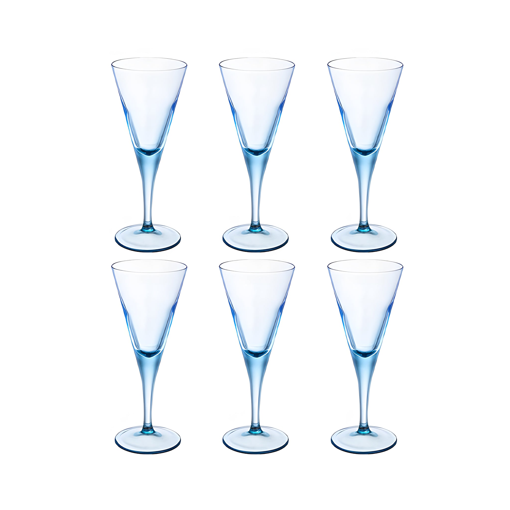 طقم كوب عصير في لاين تراكواز 6 قطع 20 سنتيلتر باشابتشي.