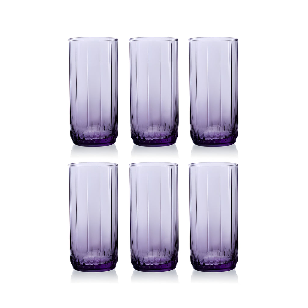 طقم 6 شوب  ليا بنفسجي 31 cl باشاباتشي